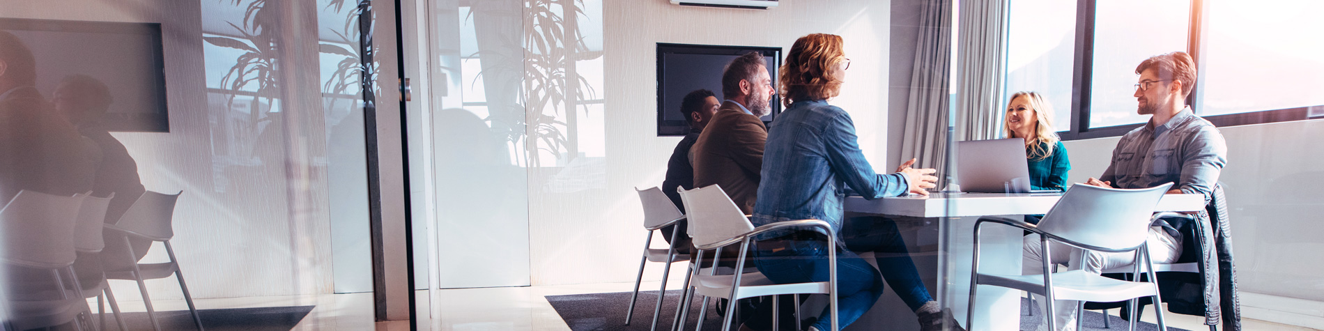 People sitting at desk